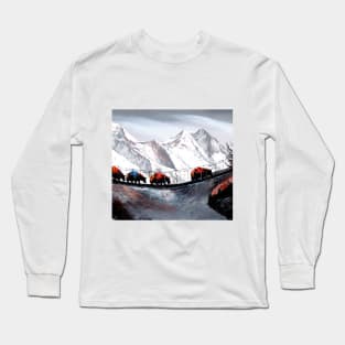 Herd Of Mountain Yaks Himalaya Long Sleeve T-Shirt